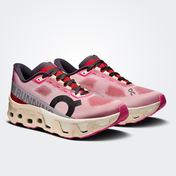 On Running Women's Red/CreamPink Cloudmonster Hyper size 8 - Picture 1 of 12